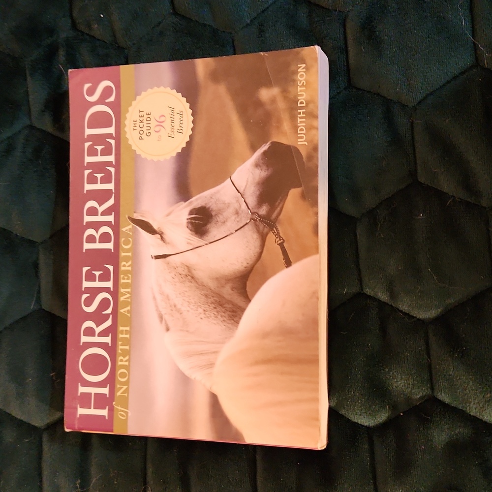 Softcover book Horse breeds of North America by Judith Dutson